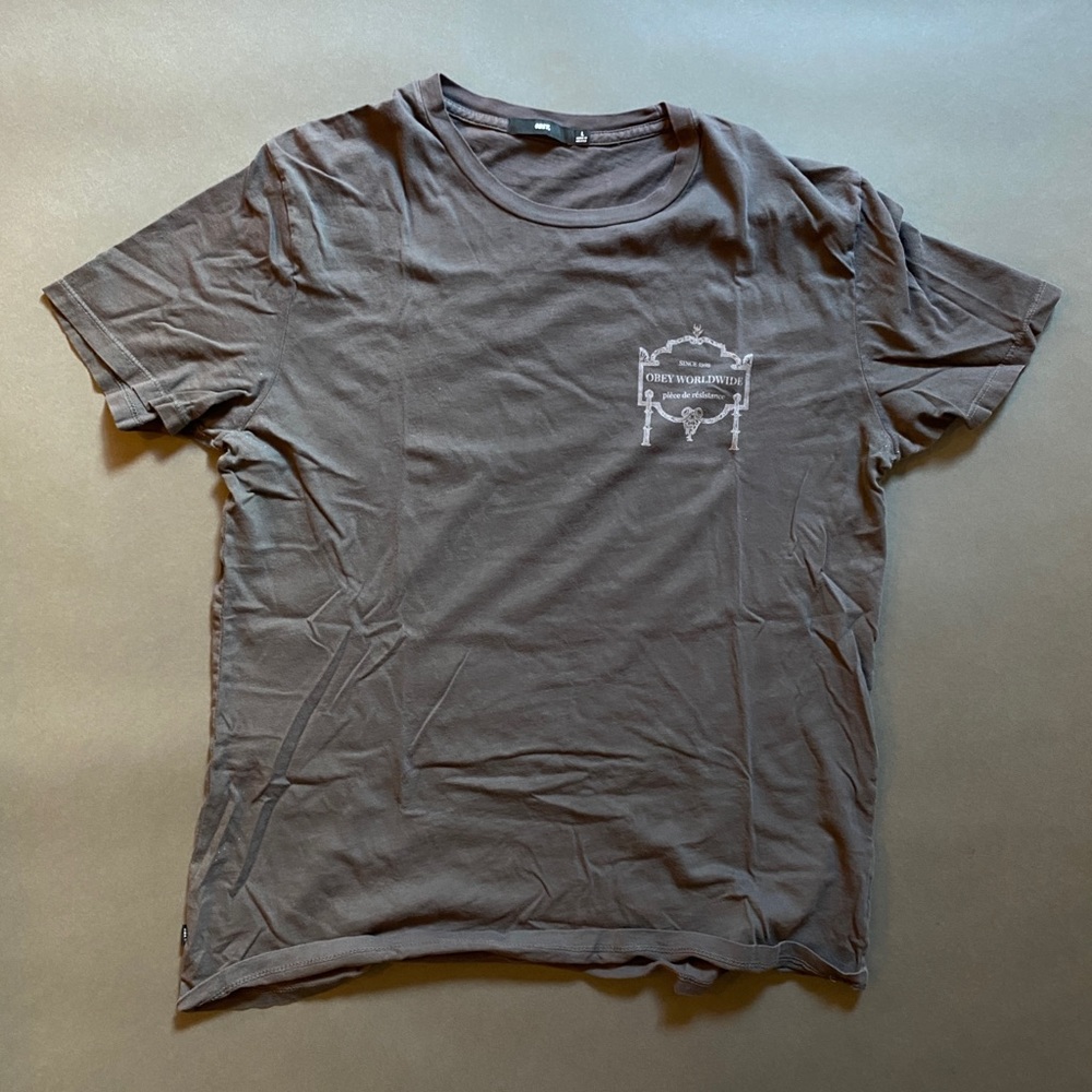 Obey - Pièce de Résistance, Classic Grey T-shirt